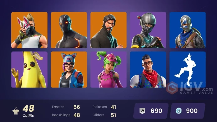 PC,PSN,XBOX 48 SKINS FA - STW - REAPER - BLUE SQUIRE - BURNOUT,LYNX,BLACKHEART - FLOSS - TAKE THE L RK1288