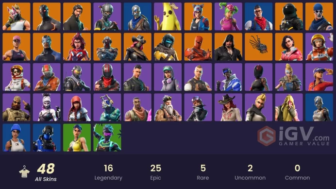 PC,PSN,XBOX 48 SKINS FA - STW - REAPER - BLUE SQUIRE - BURNOUT,LYNX,BLACKHEART - FLOSS - TAKE THE L RK1288