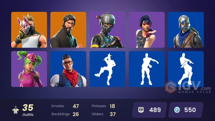 PC,PSN,XBOX 35 SKINS FA - SPARKLE SPECIALIST - REAPER - BLUE SQUIRE - FLOSS - TAKE THE L RK1278