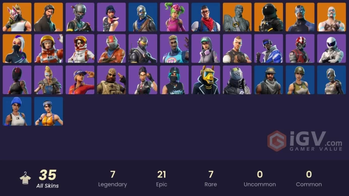 PC,PSN,XBOX 35 SKINS FA - SPARKLE SPECIALIST - REAPER - BLUE SQUIRE - FLOSS - TAKE THE L RK1278