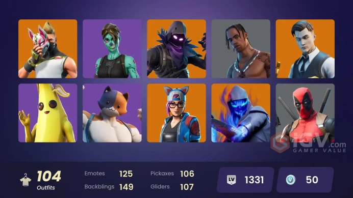 PC,PSN,XBOX 100 SKINS FA - STW - TRAVIS SCOTT - MERRY MINT AXE - HANA,GHOUL TROOPER,DRIFT,GOKU,IRIS RK1195