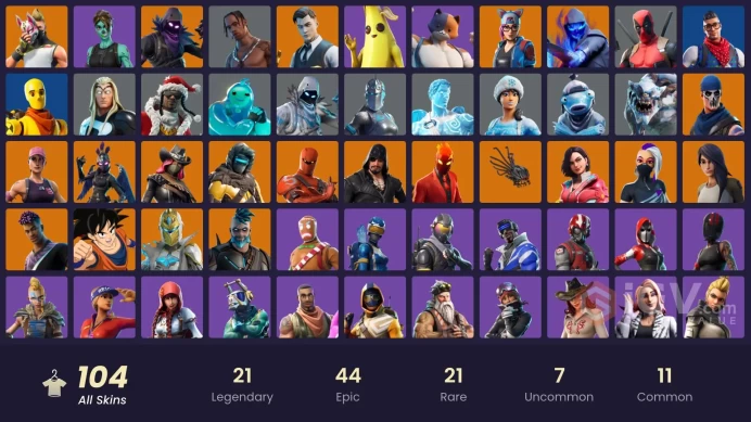 PC,PSN,XBOX 100 SKINS FA - STW - TRAVIS SCOTT - MERRY MINT AXE - HANA,GHOUL TROOPER,DRIFT,GOKU,IRIS RK1195
