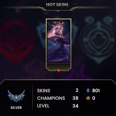 [EUW] - Silver I / Fresh / Changeable Mail | Instant Delivery | Lifetime Warranty | 100% Handmade & Secure | 24/7 Support
