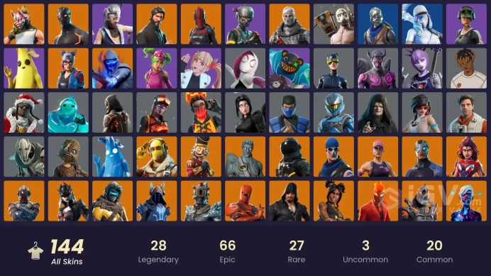 *[ALL LINKABLE] FA + MAIL CHANGE | OG STW | 144 skins | The Reaper | Blue Squire | Royale Knight | Elite Agent | Omega | Sub Commander