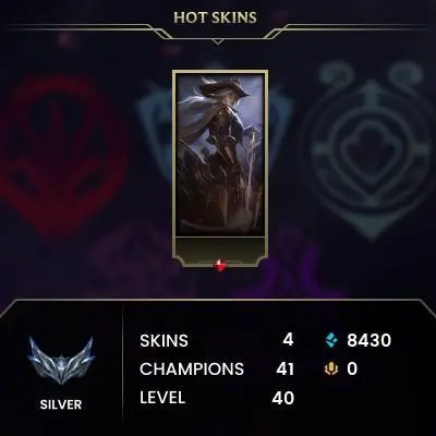 [EUW] - Silver I / Fresh / Changeable Mail | Instant Delivery | Lifetime Warranty | 100% Handmade & Secure | 24/7 Support