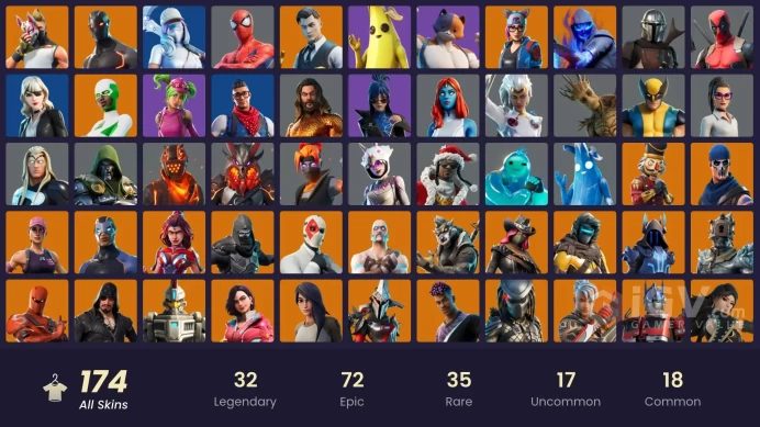 *[ALL PLATFORMS] FA 174 skins | OG STW | OG Cole | Blue Team Leader | Gold Brutus | Gold Midas | Gold Meowscles | Cloud Striker | 900 VB