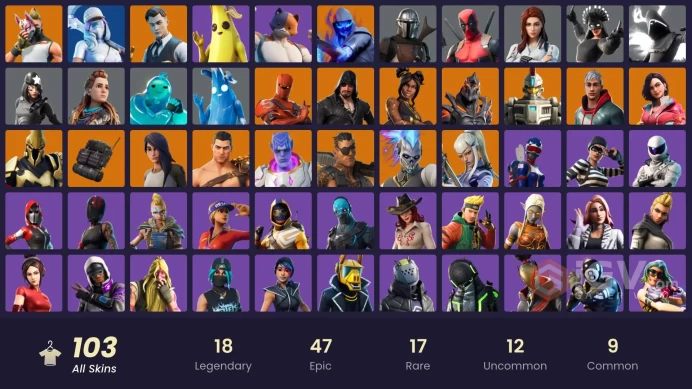 *[ALL PLATFORMS] 103 SKINS | ALOY | MIDAS (GOLD) | BLACK WIDOW | DEADPOOL | MOGUL MASTER (USA) | HAZE | STAR WAND | REAPER |ICE BREAKER | 