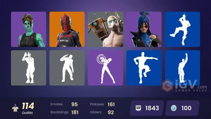 *[ALL PLATFORMS] 114 skins | OG STW | Shady Doggo | Take The L | Ice Breaker | The Axe of Champions | Fashion Banshee | Dark Voyager