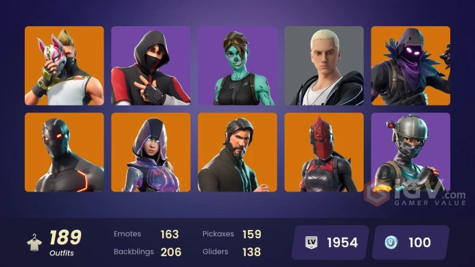 PC,PSN,XBOX 188 SKINS FA - IKONIK - GLOW,ROYALE BOMBER,REAPER,TRAILBLAZER,ALL MIGHT,GALAXY SCOUT,VEGETA,GOKU,SCARLET WITCH,MHA,NARUTO RK1253