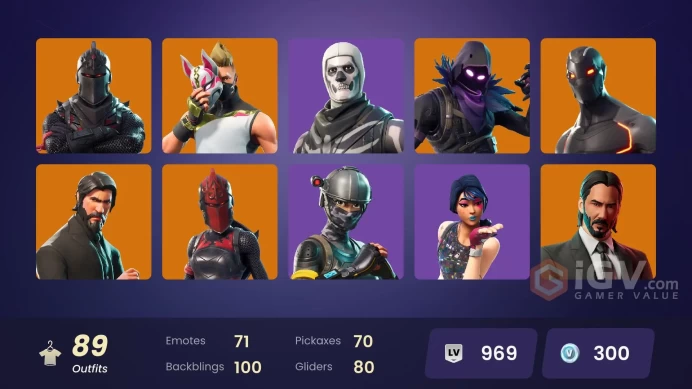FA - [XBOX/SWITCH/PC] 88 skins | OG STW | Og Skull Trooper | Black Knight | Sparkle Specialist | The Reaper | Blue Squire | Elite Agent | Floss
