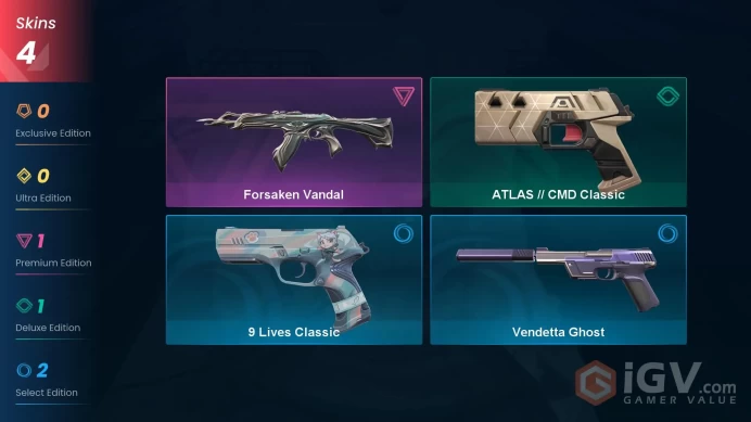 Eu/Full Access/Ranked Ready/Forsaken Vandal + 3 more