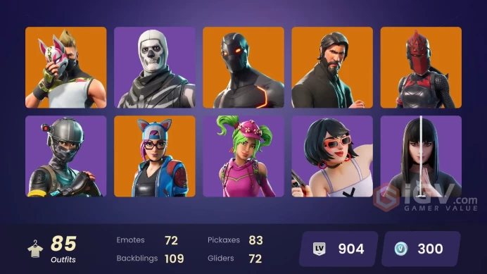 [PC/XBOX] 84 skins | OG STW | Og Skull Trooper | The Reaper | Elite Agent | Rogue Agent | Cuddle Team Leader | Dire | Red Knight | 300 VB