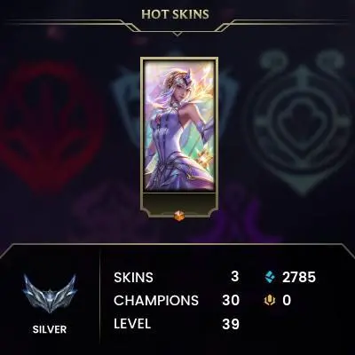 [EUW] Hand Made Smurf Account ◈ Silver Rank ◈ 1-5 Premium Skins ◈ Full Access & Info Change ◈ 24/7 Live Service