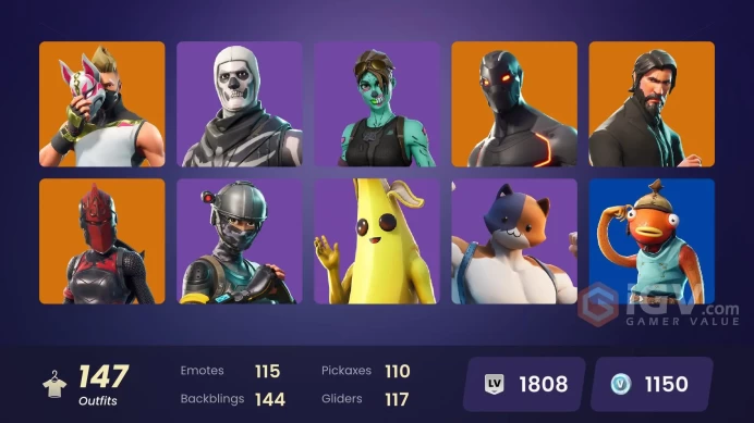 FA - [PSN/XBOX/PC] - 146 skins | The Reaper | Elite Agent | Omega (stage 5) | WORLD CUP | Dark Voyager | Luxe | Vendetta | Ragnarok | 1050 VB