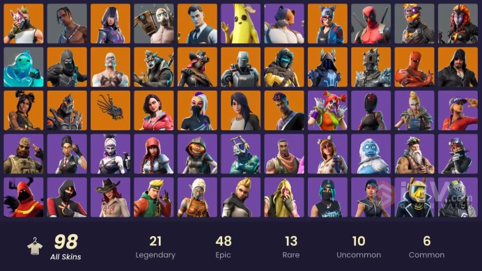 [PC] 91 skins | IKONIK | Glow | Travis Scott | Gold Midas | Gold Brutus | Point Patroller | Surf Strider | Tart Tycoon | Calamity | The Prisoner