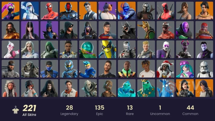 [PC/PSN] 221 skins | Gold Brutus | Gold Midas | Spectra Knight | Sorana | Valeria | Torin | Omegarok | Predator | Galaxia | 500 VB