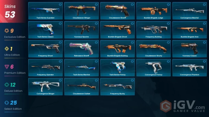 Latam | Kuronami no Yaiba, RGX 11z Pro Karambit, Primordium Vandal, Reaver Vandal, Elderflame Vandal, Gaia's Vandal, Champions 2024 Phantom