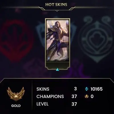 [EUW] Hand Made Smurf Account ◈ Gold Rank ◈ 1-5 Premium Skins ◈ Full Access & Info Change ◈ 24/7 Live Service