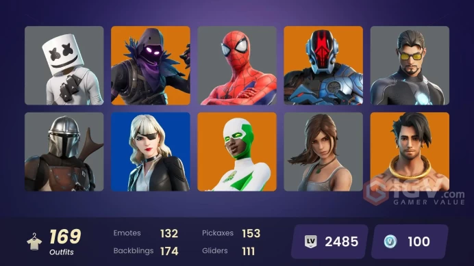 *[PC/XBOX/NINT] 169 skins | Master Chief | Spire Assassin | The Foundation | All Might | Omegarok | Torin | Battle Hound | Renzo the Destroyer |