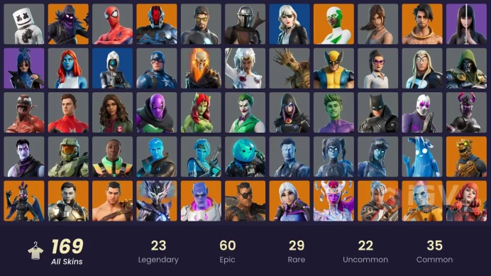 *[PC/XBOX/NINT] 169 skins | Master Chief | Spire Assassin | The Foundation | All Might | Omegarok | Torin | Battle Hound | Renzo the Destroyer |