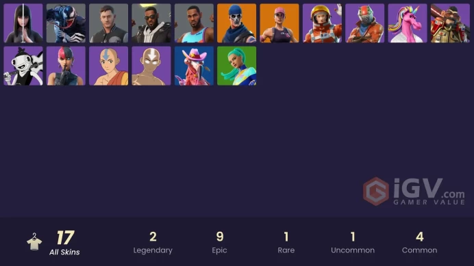 *[ALL PLATFORMS] 17 skins | OG STW | Venom | Eddie Brock | Tune Squad LeBron | LeBron James | Fabio Sparklemane  | Rust  Lord | 700 VB