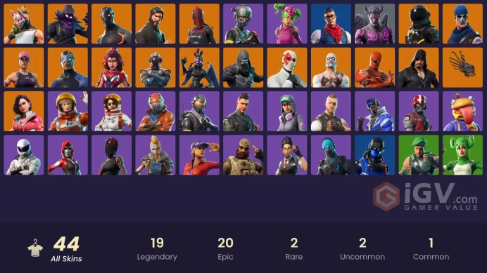 [PSN/XBOX/SWITCH/PC] 44 skins | OG STW | The Reaper | Elite Agent | Take The L | Prodigy | Blue Striker | Carbon Commando | Rogue Agent