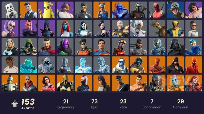 FA - [XBOX/SWITCH/PC] 131 skins | Gold Meowscles | Gold Midas | Gold Brutus | Subzero Cryptic | Lina Scorch | Vivi Chroma |Vendetta|The Imagined