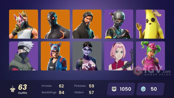 FA - [PSN/Xbox/Switch/PC] 50 skins | The Reaper | Elite Agent | Mako | Take The L | Rogue Agent | Blackheart | Dark Voyager | Zenith | Sentinel 