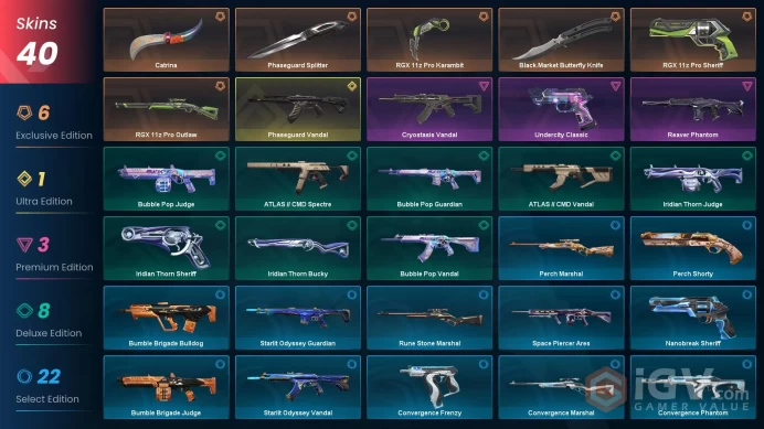 Na-Usa-Can | RGX 11z Pro Bundle | Black.Market Butterfly Knife | Phaseguard Vandal | Reaver Phantom | 40 Skins | Level 73 | Full Access