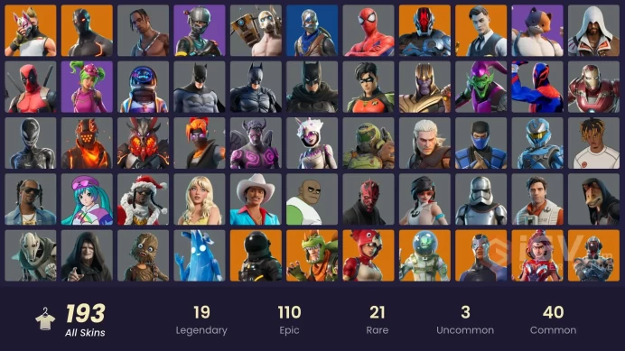 [ALL PLATFORMS]-183 Skin-Travis Scott-Astro Jack-Blue Squire-Royale Knight-Psycho Bandit-Omega-Mako-Take The L-Ezio Auditore-FULL ACCESS-