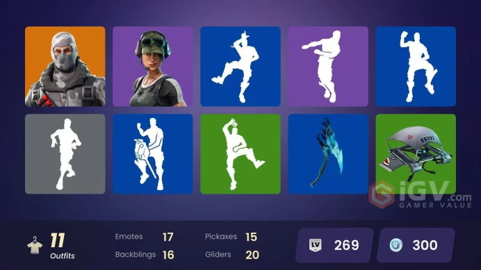 PSN/XBOX/PC - 11 skins | Trailblazer | Sub Commander | Havoc | Polar Peely | Tsuki 2.0 | Gunnar | Mission Specialist | Rust Lord | Moonwalker