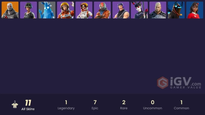PSN/XBOX/PC - 11 skins | Trailblazer | Sub Commander | Havoc | Polar Peely | Tsuki 2.0 | Gunnar | Mission Specialist | Rust Lord | Moonwalker