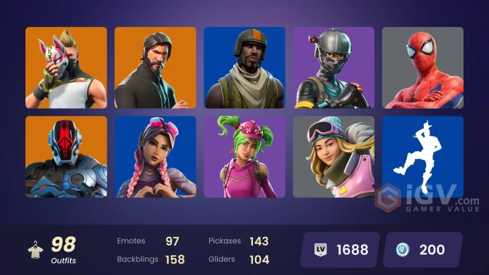 [PC/PSN/XBOX] FA 98 SKINS | THE REAPER | ELITE AGENT | RUST LORD | AERIAL ASSAULT TROOPER | DARK VOYAGER | TAKE THE L | ORANGE JUSTICE |