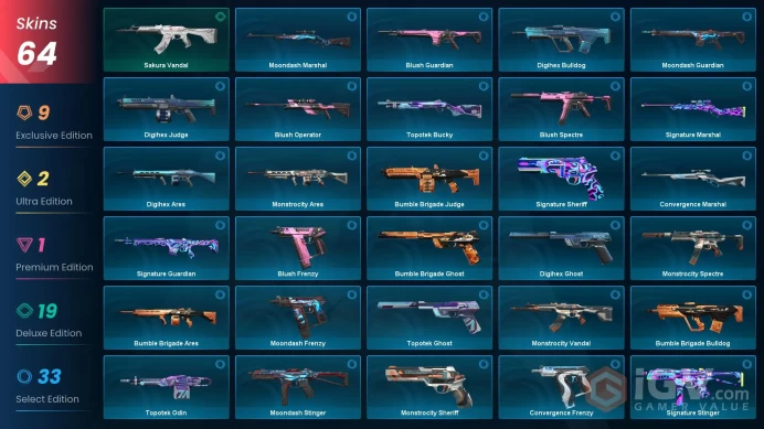 EU | 64 Skins | 7 Knives | Level 139 | Kuronami no Yaiba | Onimaru Kunitsuna | Evori Dreamwings Vandal| 2 Battlepasses Purchas| Full Access | Fu