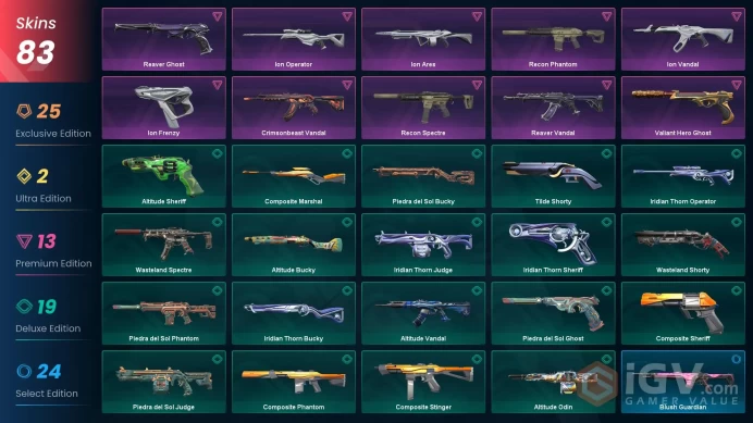 EU | 82 Skins | Diamond | Battlepasses 3 | Champions 2023 Bundle | Ion Bundle | Neo Frontier Bundle |