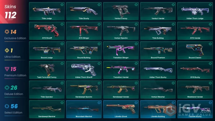 EU | 112 Skin | Level 111 | Radiant Entertainment System Ghost | Araxys Bundle | Relic Stone Daggers | 8 Battlepasses | 