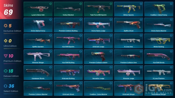 EU | 69 Skins | Diamond 2 | Level 93 | Reaver Knife | Prime//2.0 Karambit | Ruination Phantom| 5 Battlepasses |Full Access | Full Details Below!