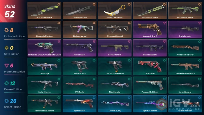 EU | 52 Skins | Level 66 | 4 Knives | RGX 11z Pro Blade | RGX 11z Pro Firefly |Glitchpop Vandal| Full Access| 5Battlepasses Purchase | Full Deta