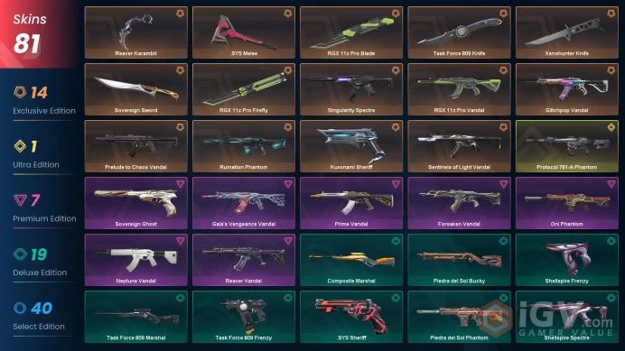 EU | 60 Skins | Level 50 | Protocol 781-A Phantom | Reaver Karambit | Kuronami Sheriff | 6 Battlepasses |