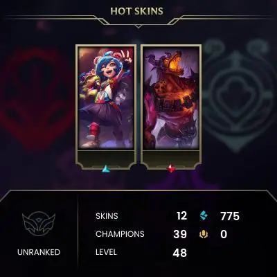 【EUW】Level 48 ✅ 39Champ/12Skin + 1Mythic/1Legendary/3Epic ✅ Full Access High