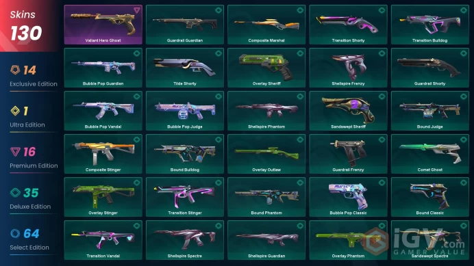 EU | 130 Skins | Diamond 2 | Level 239 | Ruyi Staff | Protocol 781-A Bulldog | Xenohunter Knife | 8 Battlepasses |