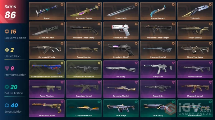 EU | 86 Skins | Level 116 | Luna's Descent | Radiant Entertainment System Ghost |Protocol 781-A Phantom | 5 Battlepasses |
