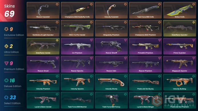 EU | 69 Skins | Level 69 | Reaver Bundle | Champions 2022 Bundle | Elderflame Operator | 4 Battlepasses Purchase | Full Access| Full Details B