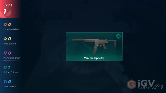 NA | 1 Skin | Diamond | Level 22 | RP 90 | Minima Spectre | 15 Buddies | 