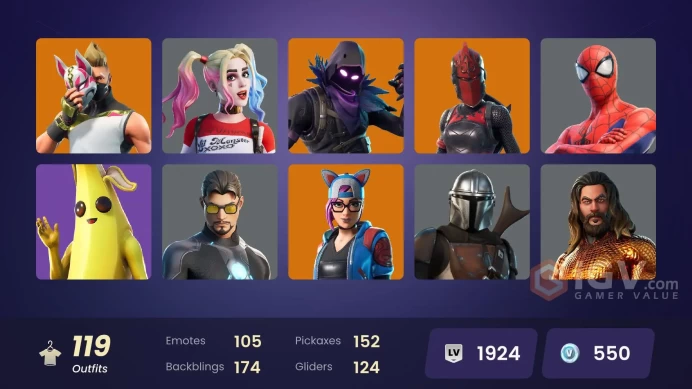 [PSN/XBOX/NIN/PC] 119 SKINS | OG STW | STAGE 5 | STAGE 4 | MASKED FADE | ON | GOLD ETERNAL KNIGHT | STAGE 8 | STAGE 4 | GOLD | 550 VB