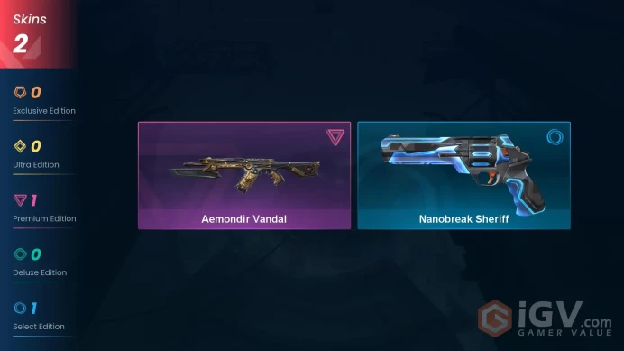 NA 2 skins | Aemondir Vandal | Nanobreak Sheriff | V0077
