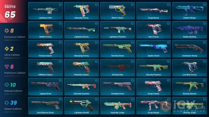 EU / 65 skins / Prelude to Chaos Vandal / Elderflame Dagger . Recon Balisong / Singularity Phantommssh1637