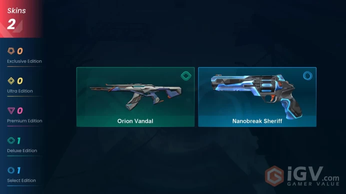 NA | 2 Skins | Platinum | Orion Vandal | Nanobreak Sheriff | Agent 13 | Buddies 27 | Level 41 | Full Access | Instant Delivery | Full Details Be