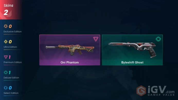 NA | 2 Skins | Gold | Level 30 | Value Vp 1775 | 19 Buddies | Agent 6 | Oni Phantom | Full Access | Instant Delivery | Full Details Below!
