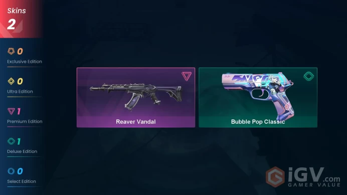 NA | 2 Skins | Gold | VP Value 1775 | Reaver Vandal | Bubble Pop Classic | Level 60 | 14 Agents | Full Access | Instant Delivery | Full Details 